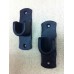 Iron Metal Recessed Curtain Voile Pole Rod kit with a 16mm solid iron pole  